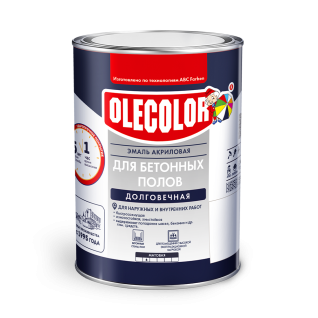 Эмаль акриловая для бетонных полов OLECOLOR