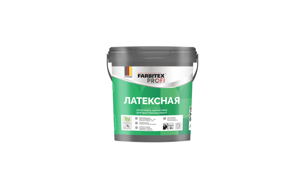 Шпатлевка акриловая латексная FARBITEX PROFI
