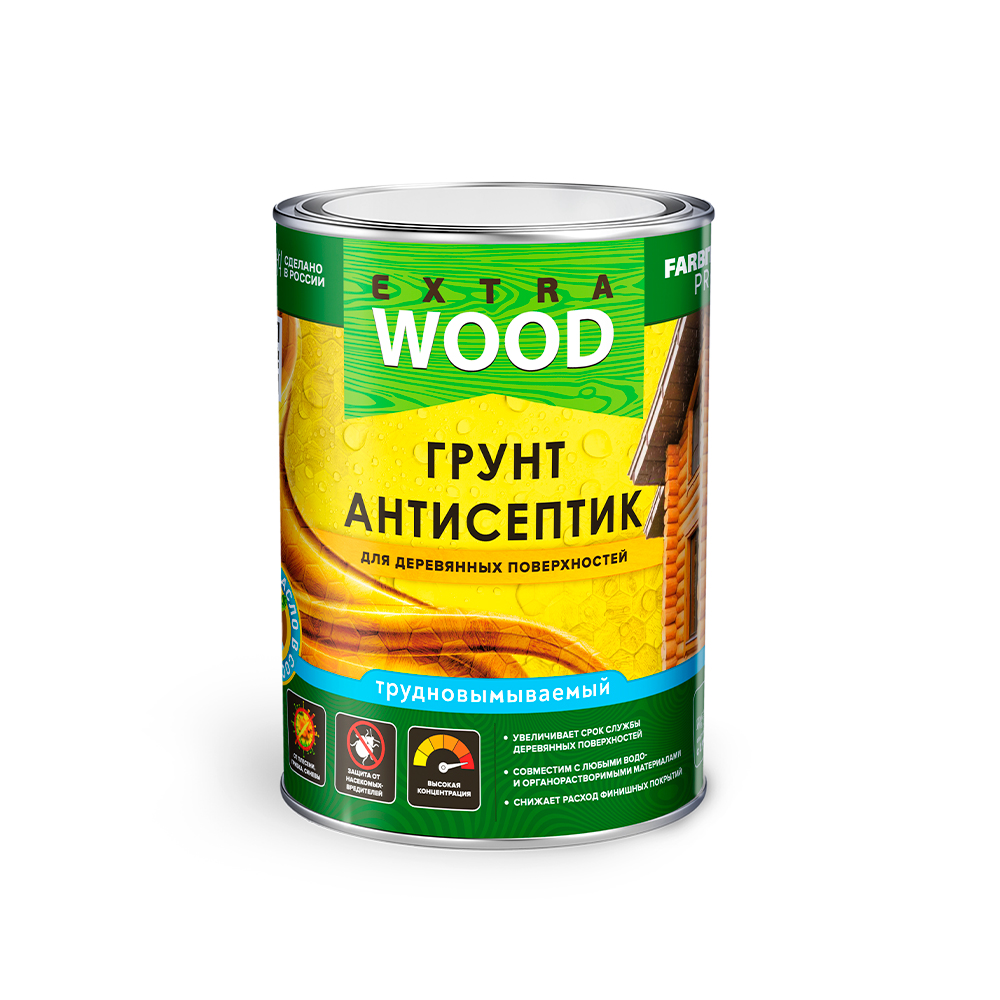 Грунт-антисептик для деревянных поверхностей FARBITEX PROFI WOOD EXTRA 