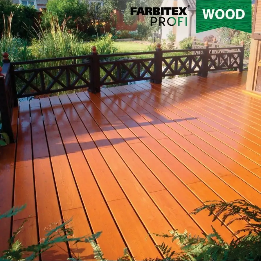 Масло для террас и садовой мебели колеруемое FARBITEX PROFI WOOD