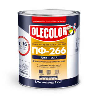 Эмаль ПФ-266 для пола OLECOLOR