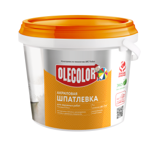 Шпатлевка акриловая для наружных работ OLECOLOR