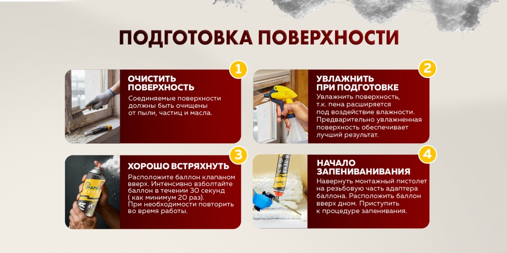 Клей-пена универсальная многоцелевая Hardy Prof