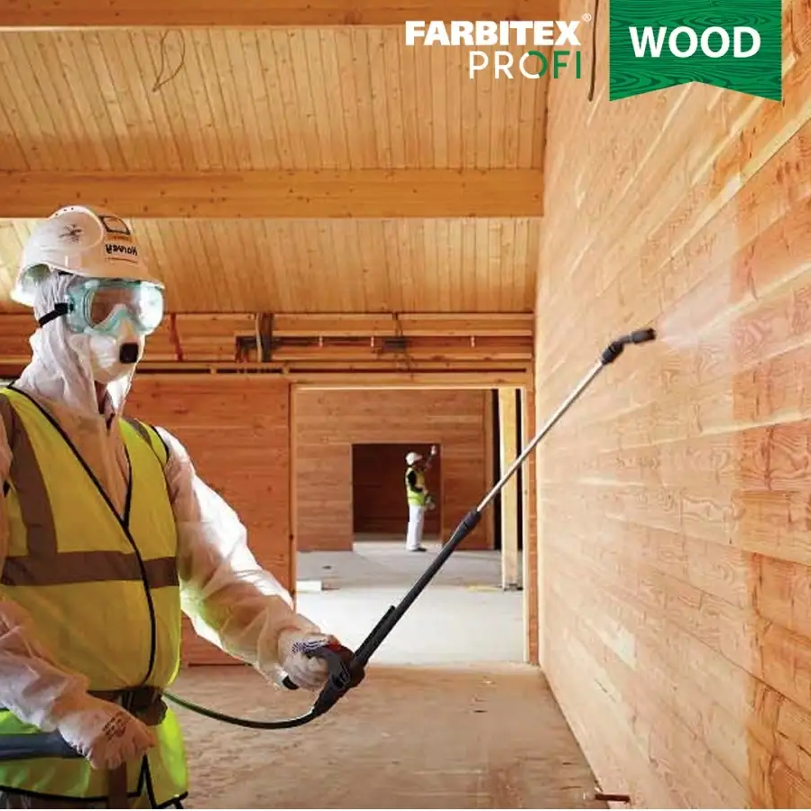 Состав огнебиозащитный пропиточный для древесины "Огнещит"  FARBITEX ПРОФИ WOOD
