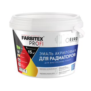 Эмаль акриловая для радиаторов FARBITEX PROFI