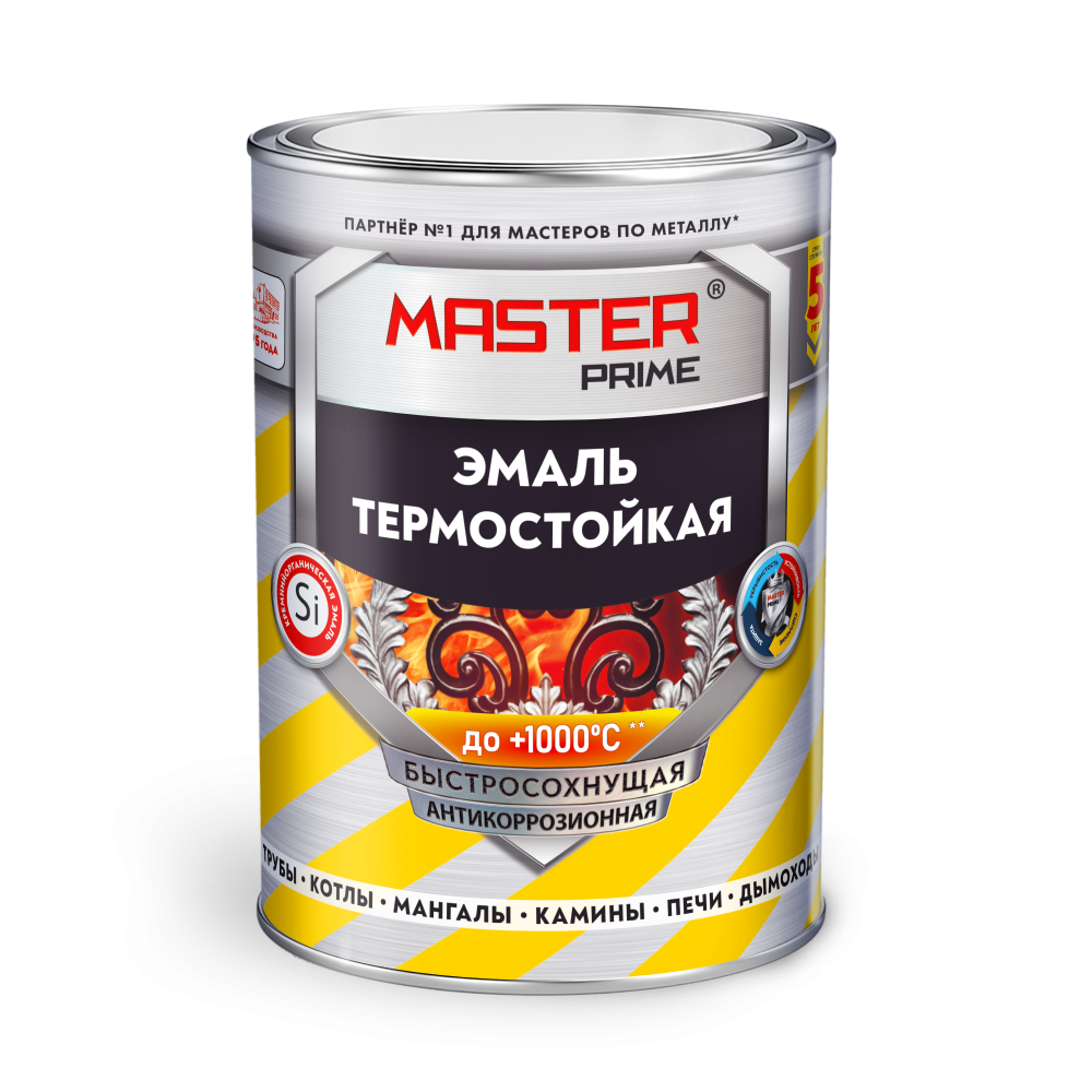 Эмаль термостойкая MASTER PRIME