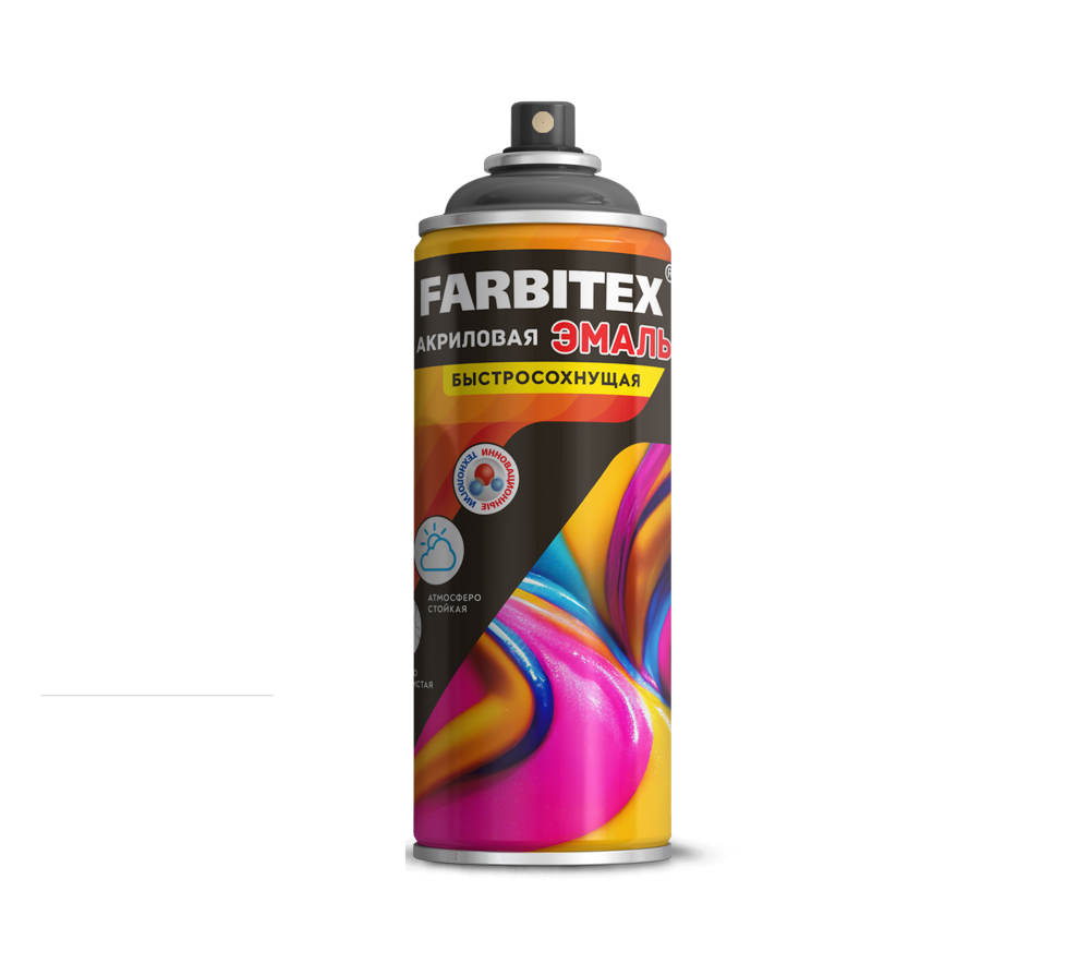 Эмаль акриловая металлик FARBITEX