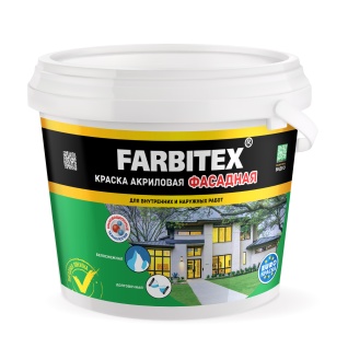 Краска акриловая фасадная FARBITEX