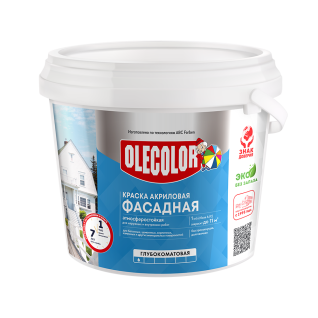Краска акриловая фасадная OLECOLOR