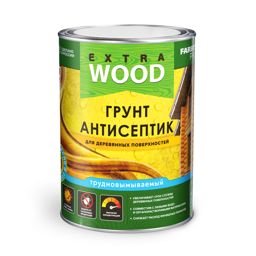 Грунт-антисептик для деревянных поверхностей FARBITEX PROFI WOOD EXTRA 