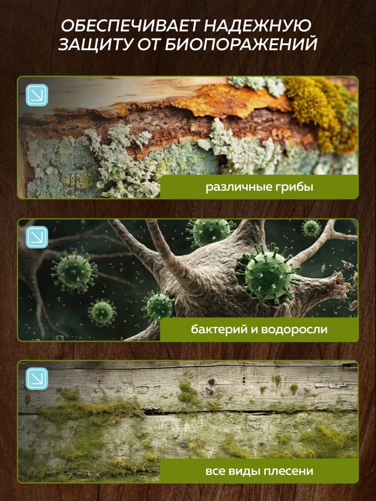 Лак акриловый для саун матовый FARBITEX PROFI WOOD