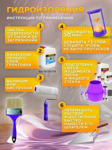 Жидкое стекло FARBITEX
