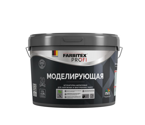 Штукатурка моделирующая FARBITEX PROFI