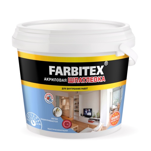 Шпатлевка акриловая для внутренних работ FARBITEX
