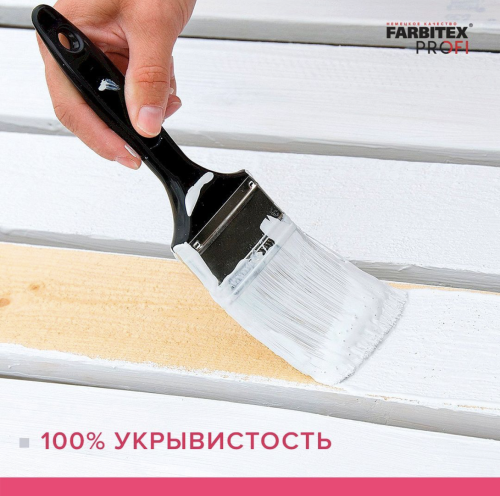 Грунтовка под обои акриловая укрывающая белая FARBITEX PROFI