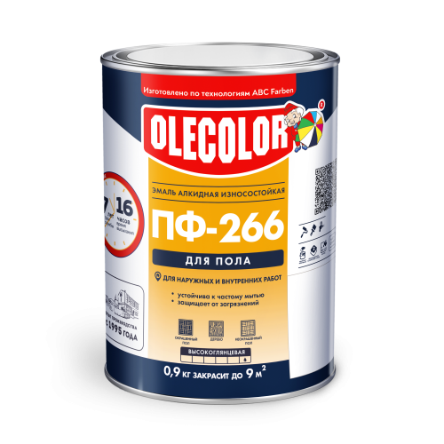Эмаль ПФ-266 для пола OLECOLOR