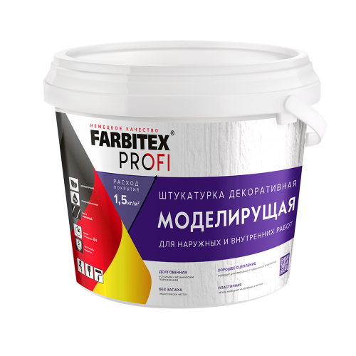 Штукатурка моделирующая FARBITEX PROFI
